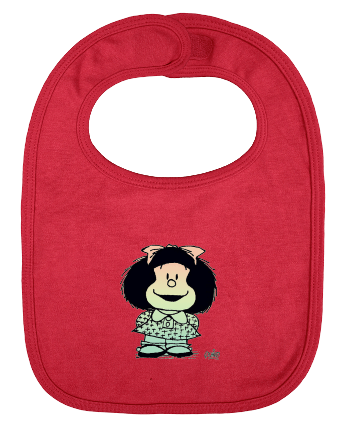 Baby Bib plain and contrast Mafalda. by puravida