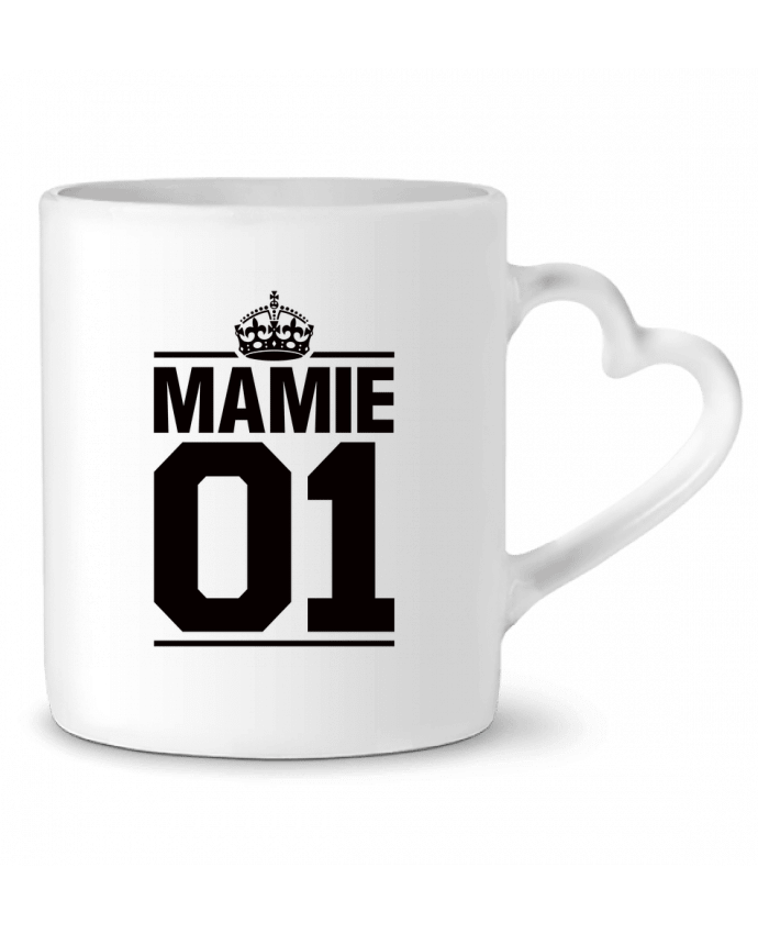 Mug coeur Mamie 01 par Freeyourshirt.com