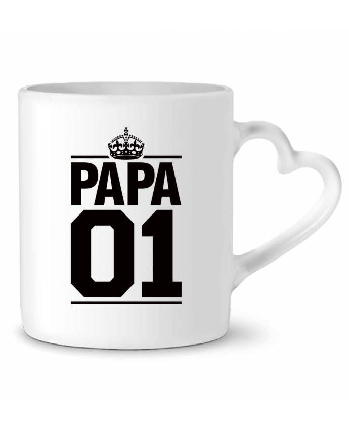 Mug Heart Papa 01 by Freeyourshirt.com