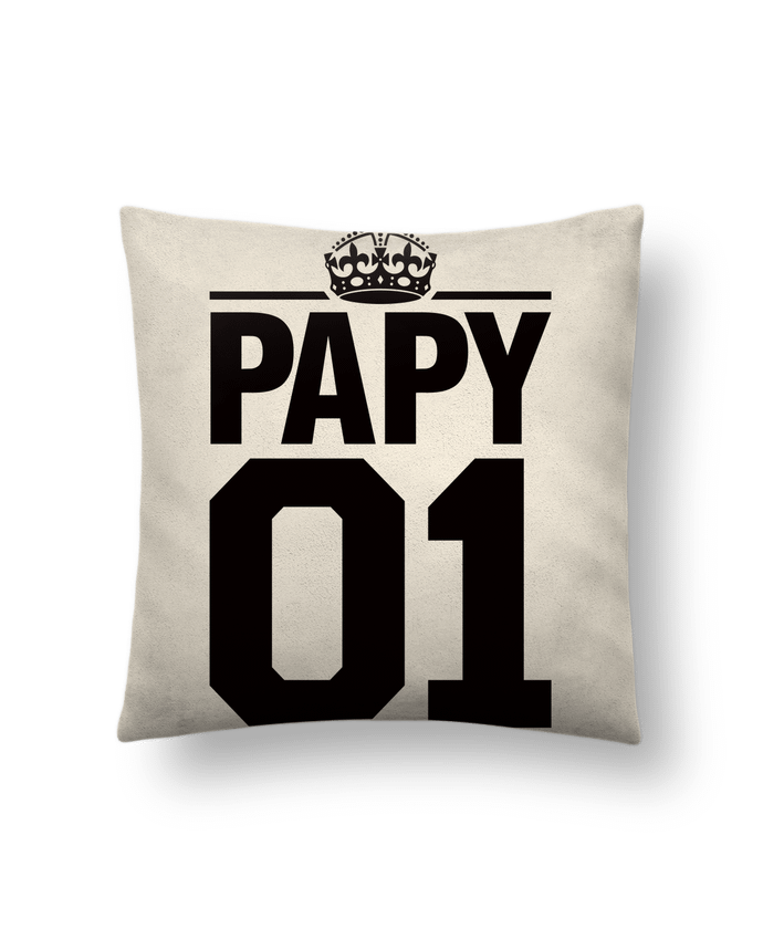 Cushion suede touch 45 x 45 cm Papy 01 by Freeyourshirt.com