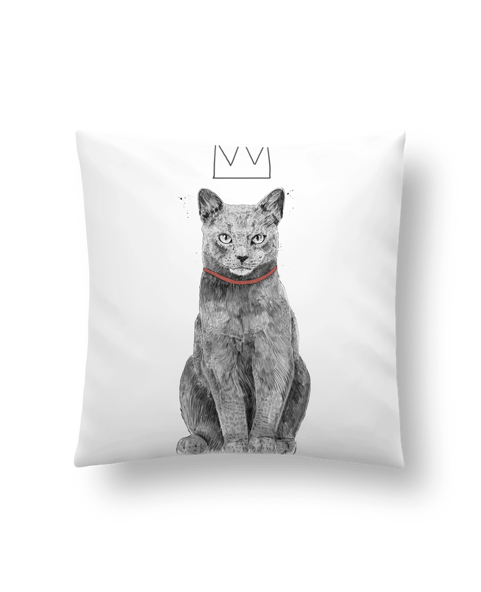 Cushion synthetic soft 45 x 45 cm King Of Everything by Balàzs Solti