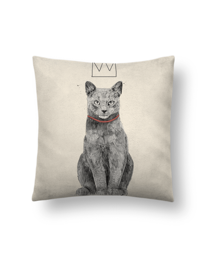 Cushion suede touch 45 x 45 cm King Of Everything by Balàzs Solti