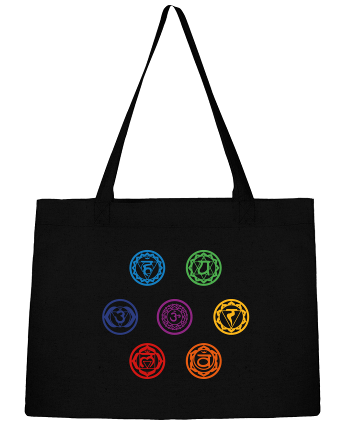 Shopping tote bag Stanley Stella Chakras by tunetoo