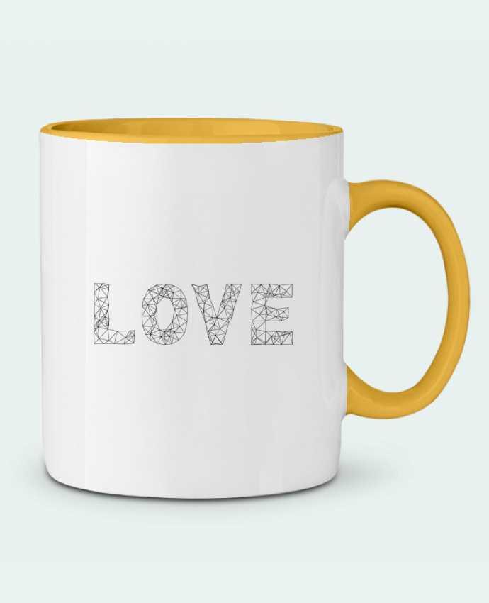 Two-tone Ceramic Mug Love na.hili