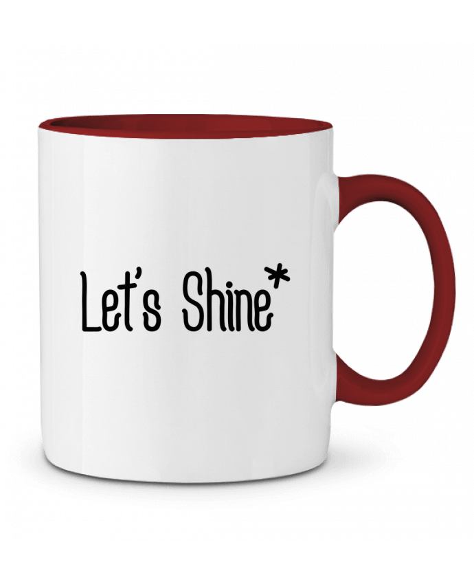 Mug bicolore Let's shine tunetoo