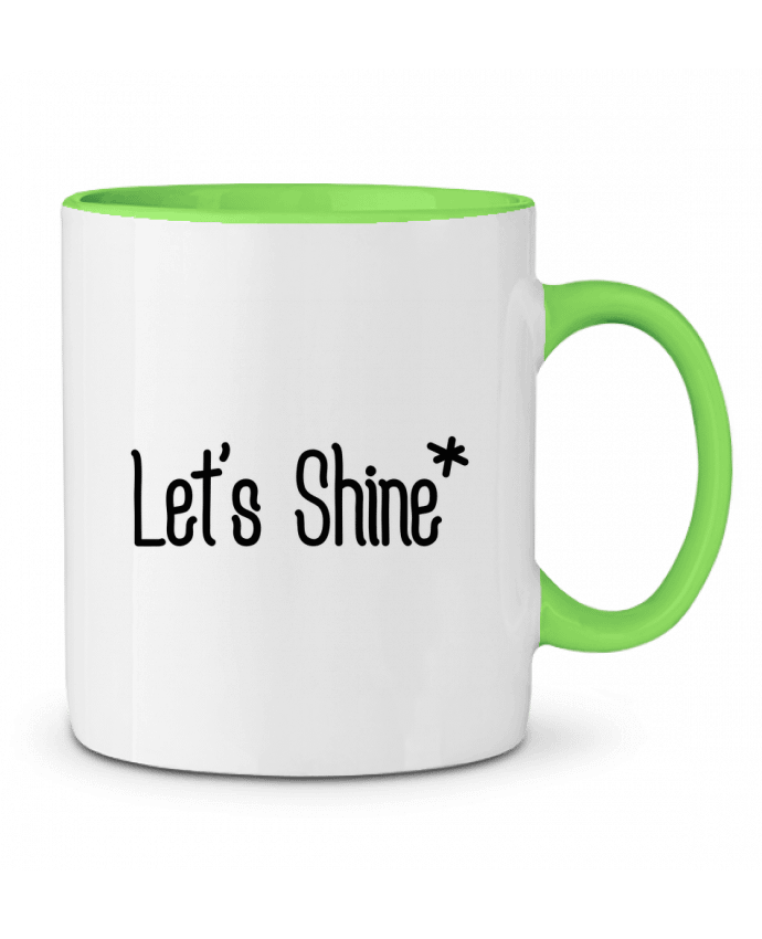 Two-tone Ceramic Mug Let's shine tunetoo