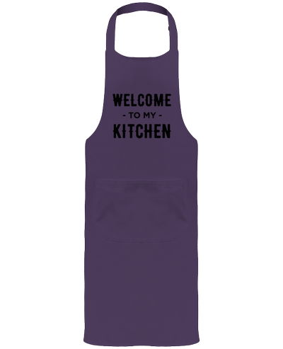 Tablier avec poches Welcome to my kitchen par tunetoo