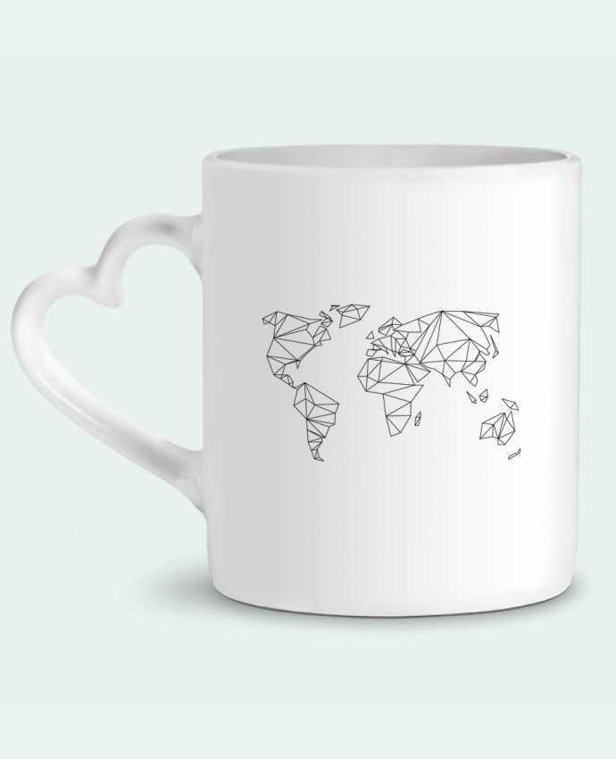 Mug Heart Geometrical World by na.hili