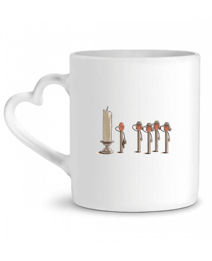 Mug coeur Sacrifice par flyingmouse365