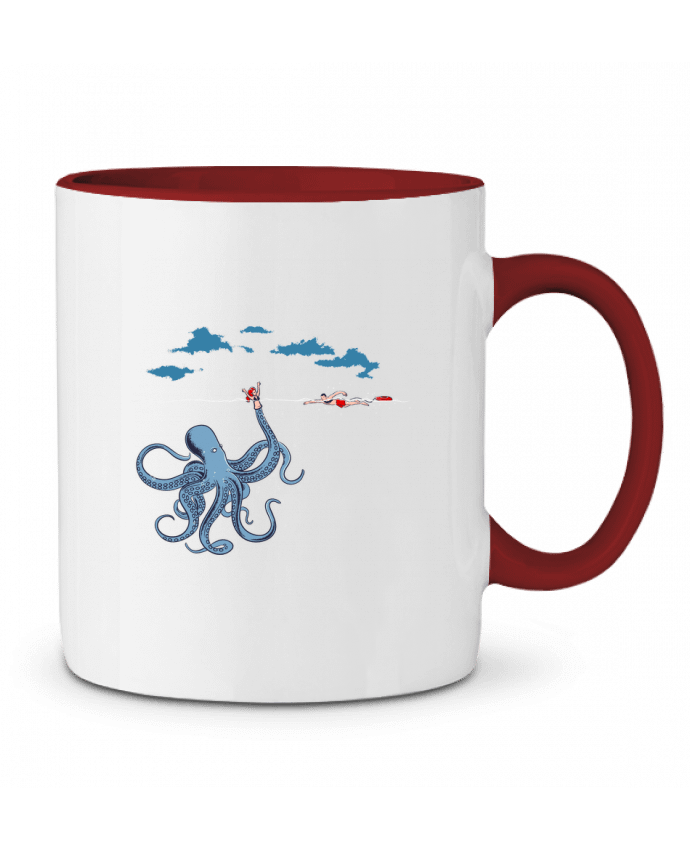 Mug bicolore Octo Trap flyingmouse365