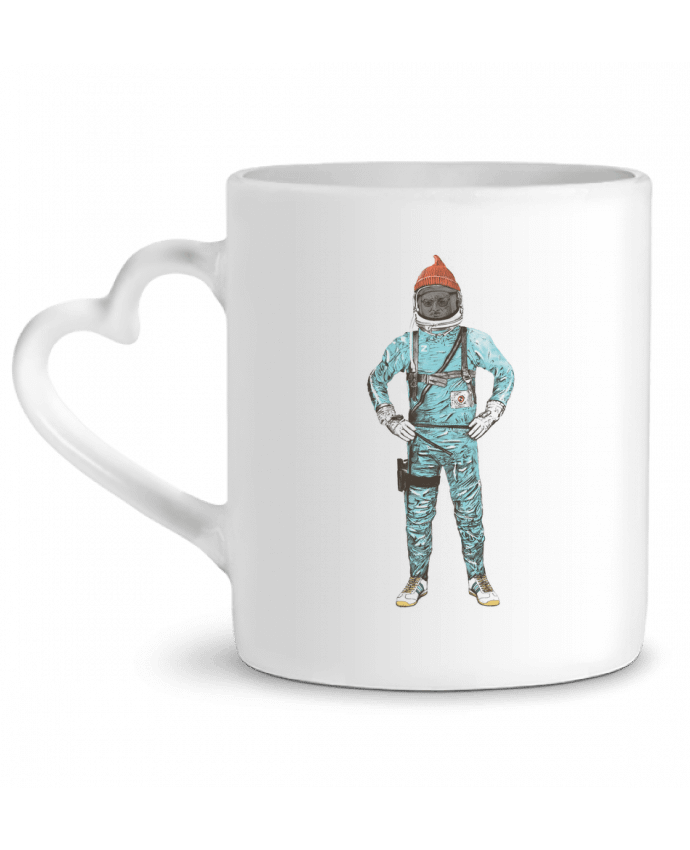 Mug coeur Zissou in space par Florent Bodart