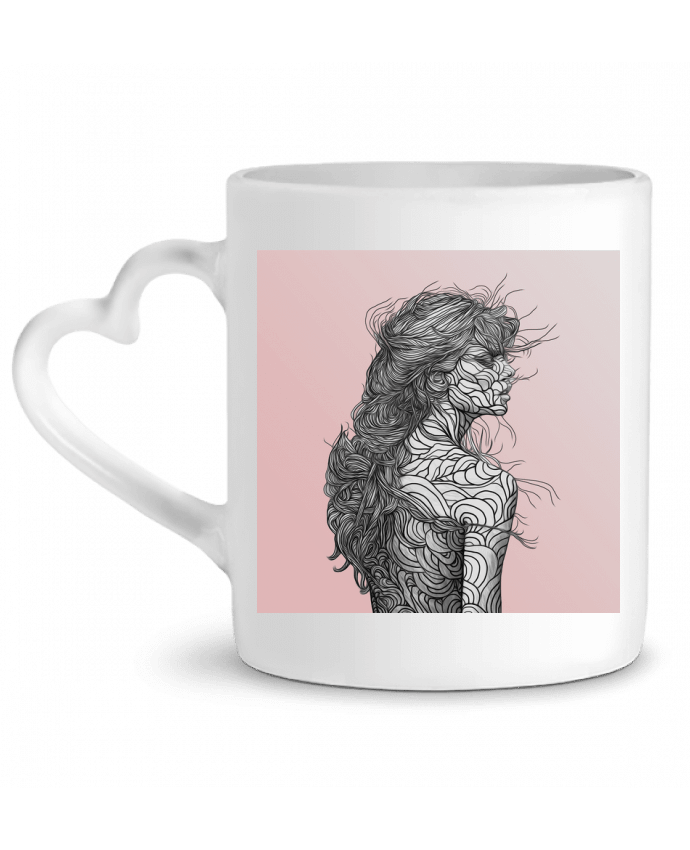 Mug Heart Pinksky by PedroTapa