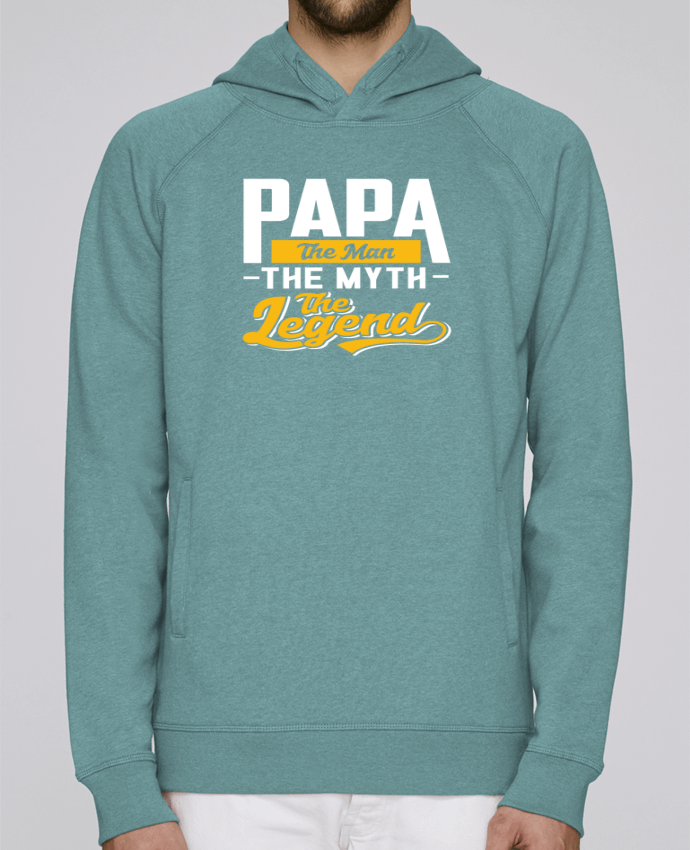 Sweat capuche homme Papa Man Myth Legend par Original t-shirt