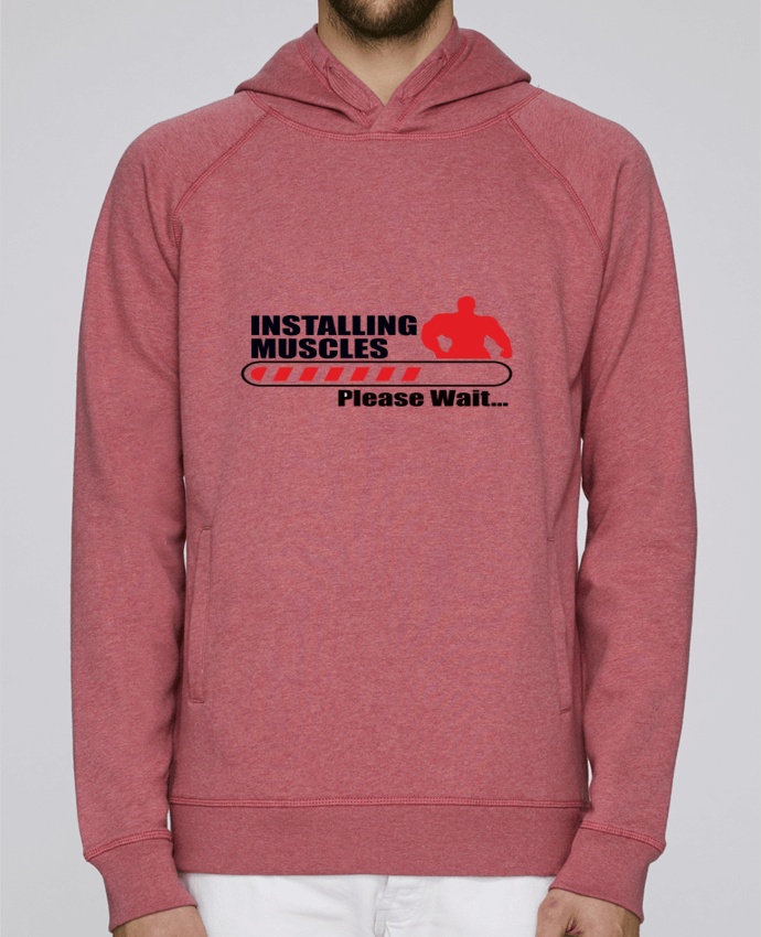Sudadera Hombre Capucha Stanley Base Intalling muscles - Muscles en cours d'installation por Benichan
