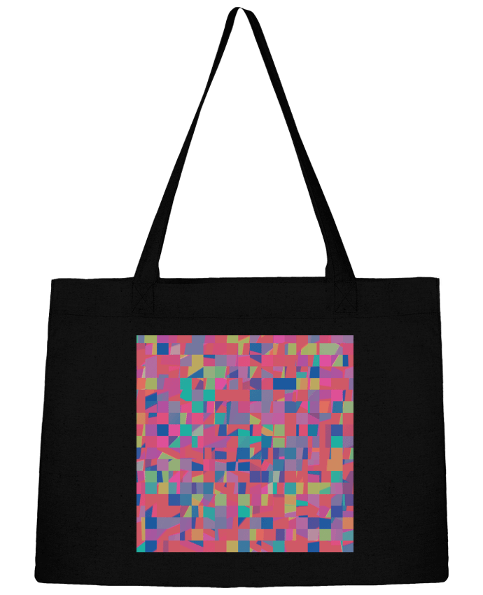 Shopping tote bag Stanley Stella Pink Check by L'Homme Sandwich