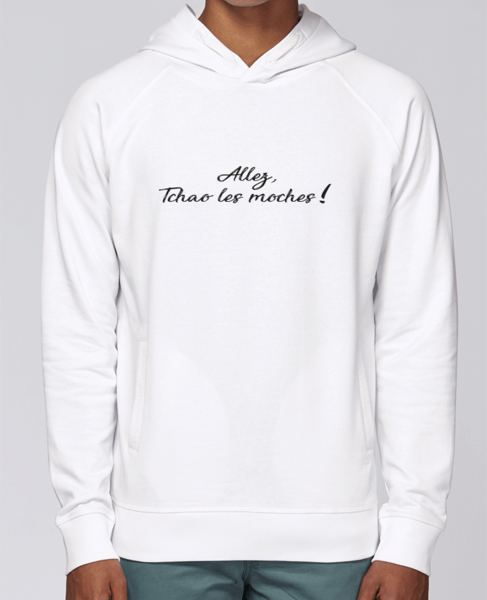 Hoodie Raglan sleeve welt pocket Allez tchao les moches ! by IDÉ'IN