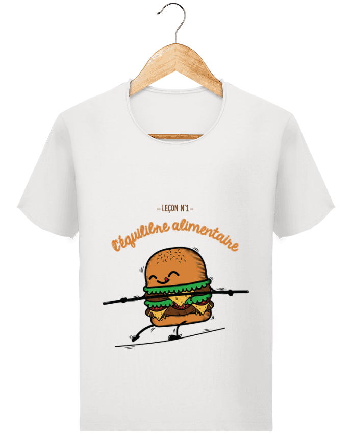  T-shirt Homme vintage Equilibre alimentaire par PTIT MYTHO