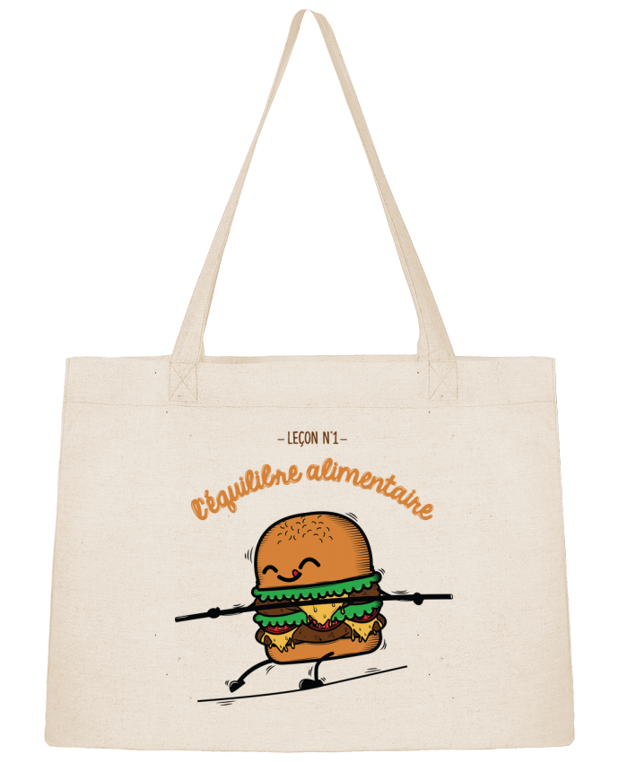 Shopping tote bag Stanley Stella Equilibre alimentaire by PTIT MYTHO