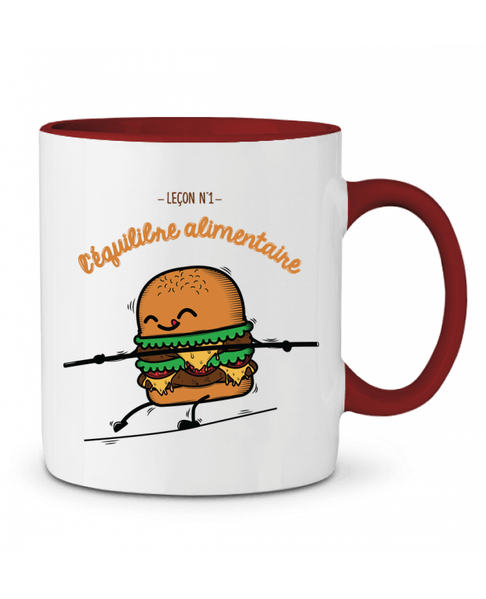 Mug bicolore Equilibre alimentaire PTIT MYTHO