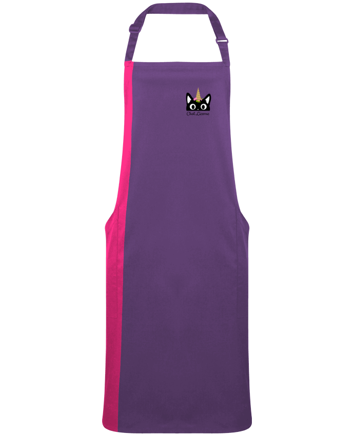 Tablier bicolore Chat Licorne par  Nana