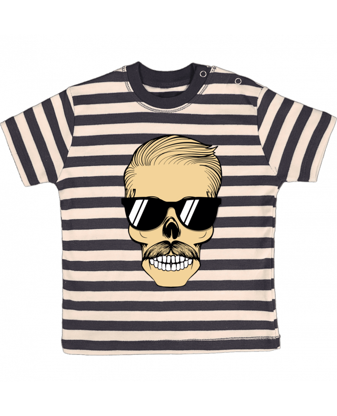 Camiseta Bebé a Rayas Poker Face por Spadesclubs