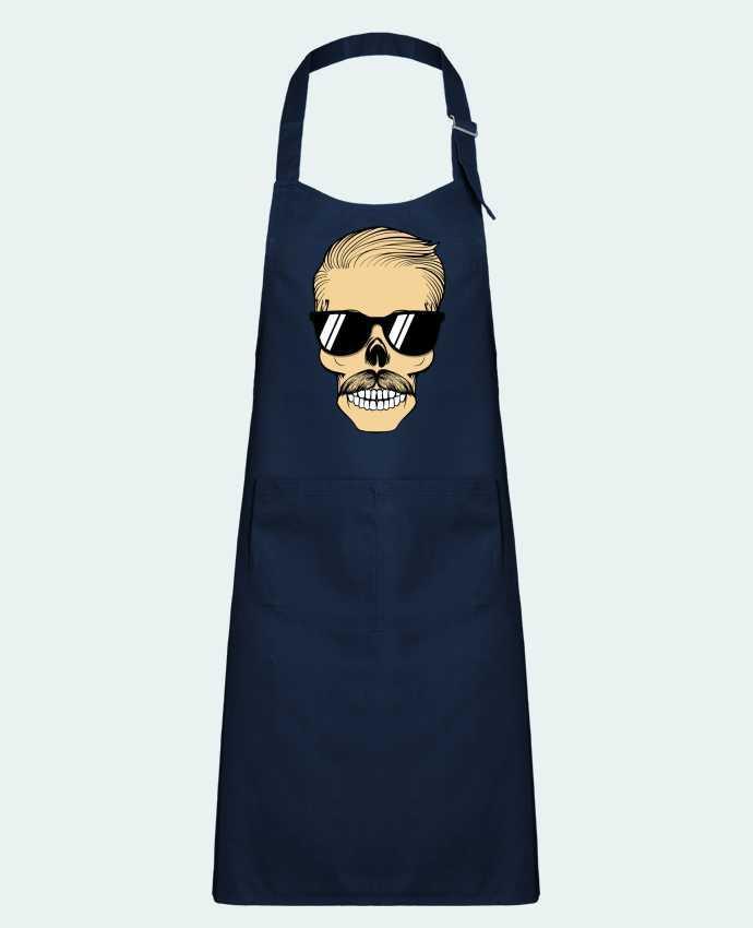 Kids chef pocket apron Poker Face by Spadesclubs