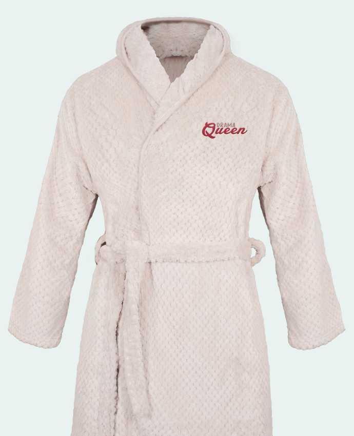 Bathrobe Women Soft Coral Fleece Drama Queen by tunetoo