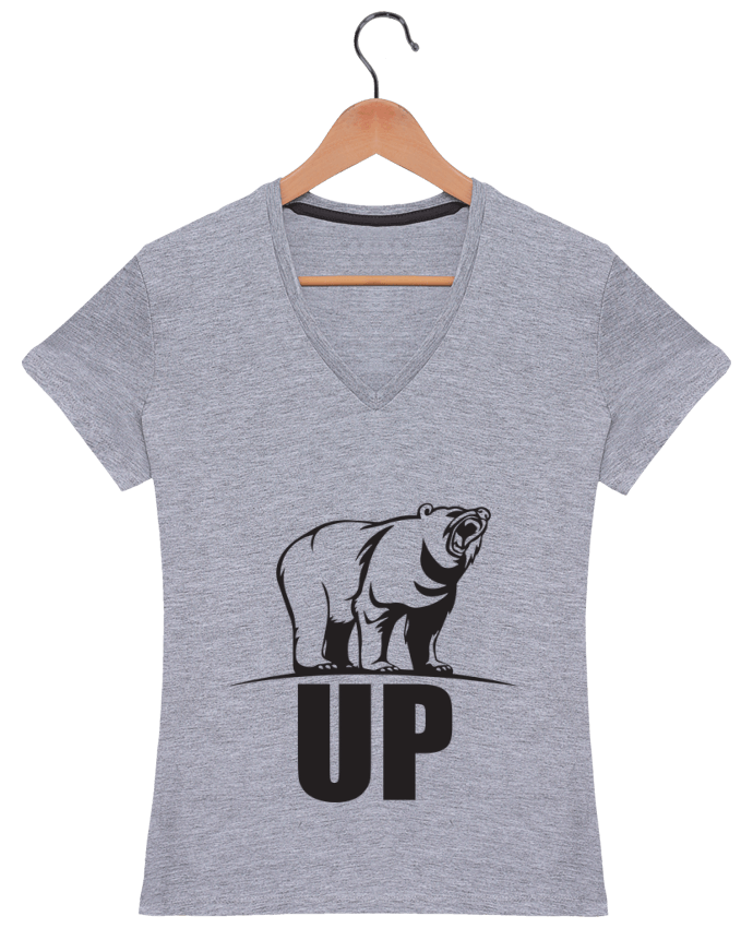 T-shirt femme col V UP par BFvectory