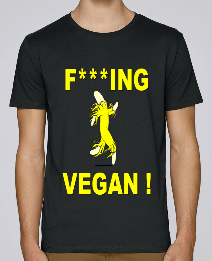 T-shirt crew neck Stanley leads Fucking Vegan by ilcapitano95