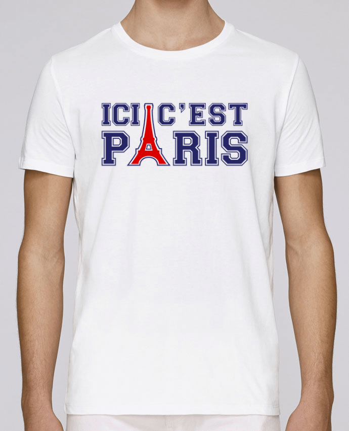 Unisex T-shirt 150 G/M² Leads Ici c'est Paris by Freeyourshirt.com