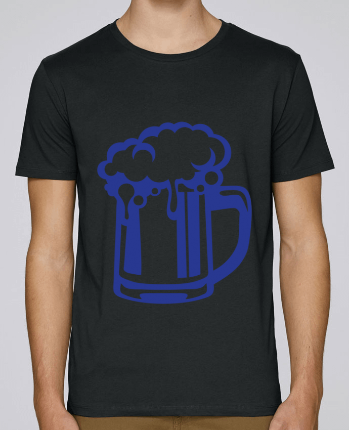 T-shirt crew neck Stanley leads biere alcool verre mousse verre chope by Achille