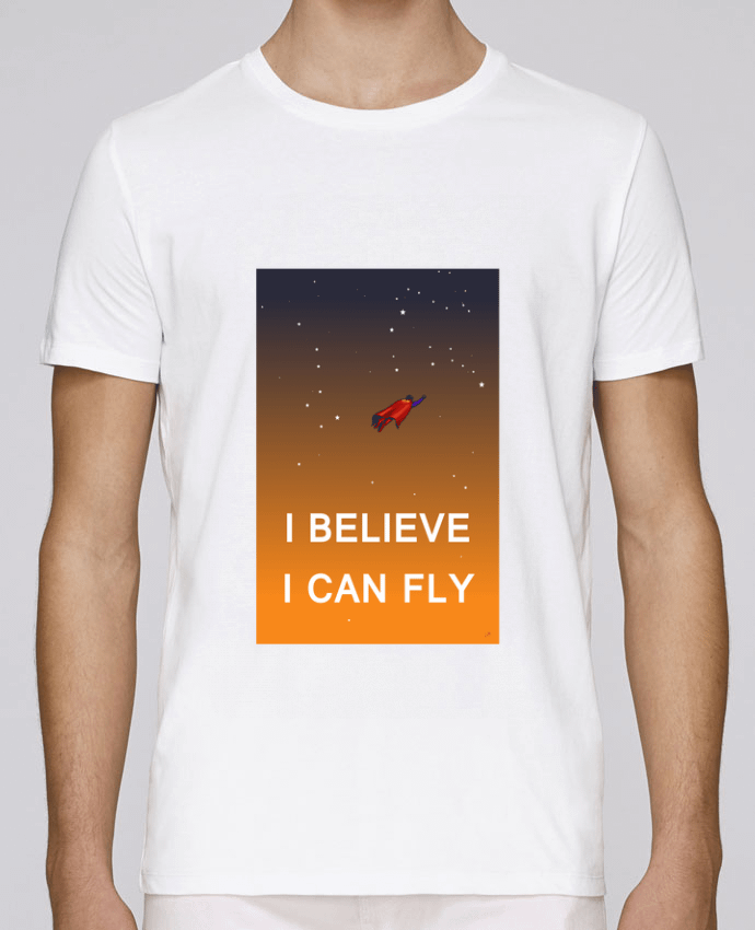 Unisex T-shirt 150 G/M² Leads I believe I can fly, oui je peux! by Lia Illustration bien-être