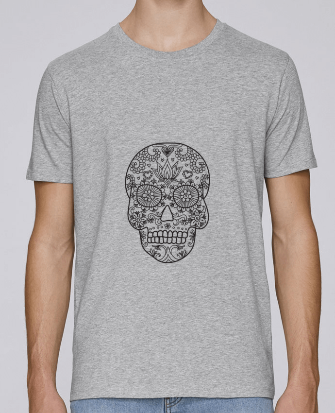 Unisex T-shirt 150 G/M² Leads Skull by Bichette