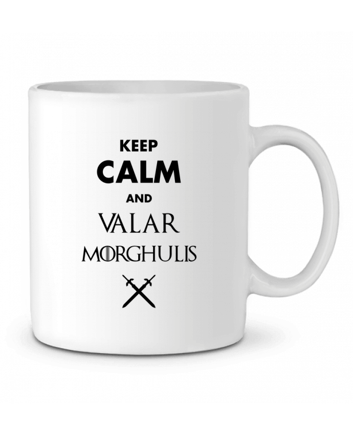 Taza Cerámica Keep calm and Valar Morghulis por tunetoo