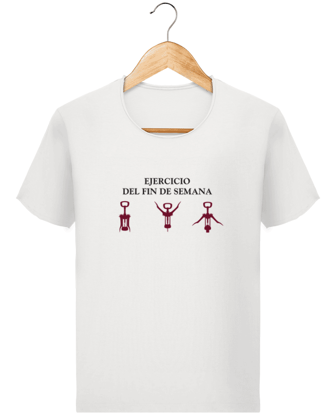  T-shirt Homme vintage Vino - Ejercicio del fin de semana par tunetoo