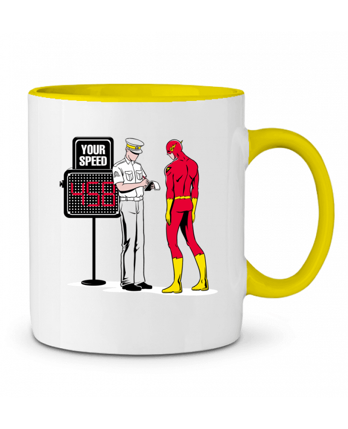 Two-tone Ceramic Mug Speed Trap flyingmouse365