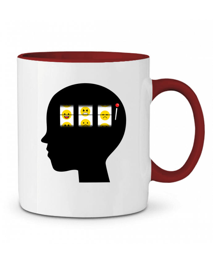 Mug bicolore Mood of the day flyingmouse365