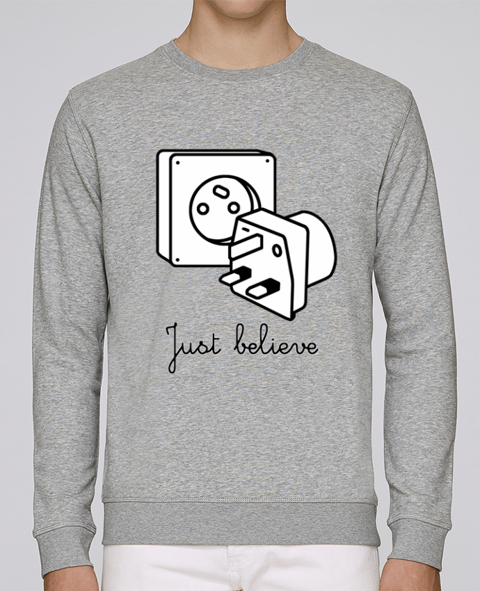 Sweatshirt Just believe par tattooanshort