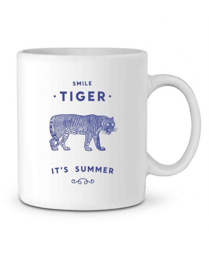 Ceramic Mug Smile Tiger by Florent Bodart