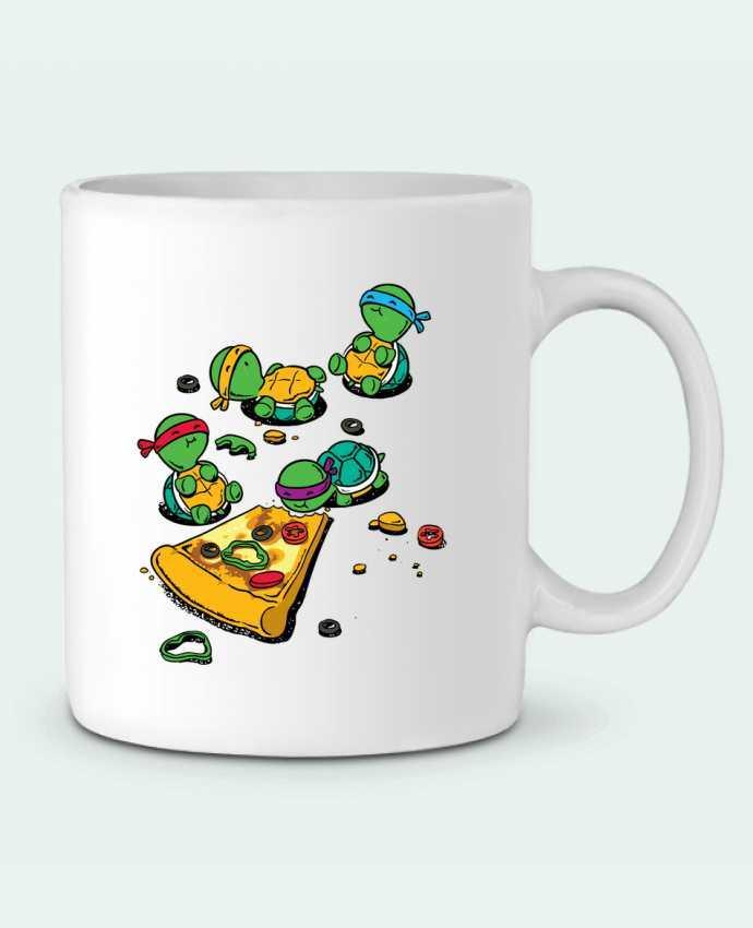 Ceramic Mug Pizza lover by flyingmouse365