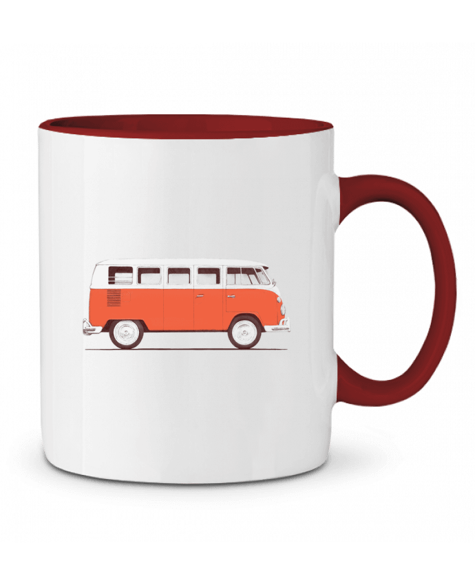 Two-tone Ceramic Mug Red Van Florent Bodart