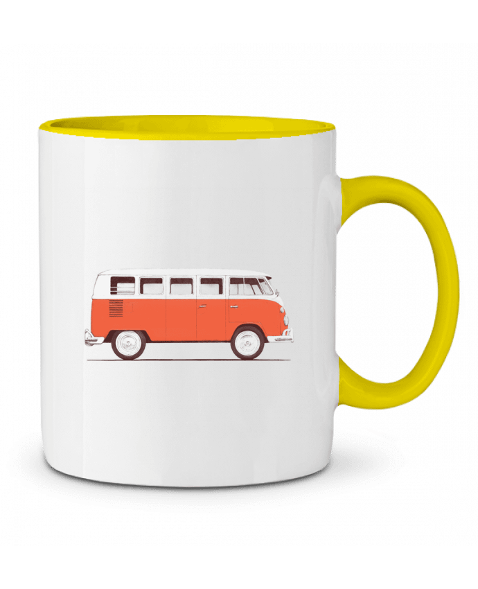 Two-tone Ceramic Mug Red Van Florent Bodart