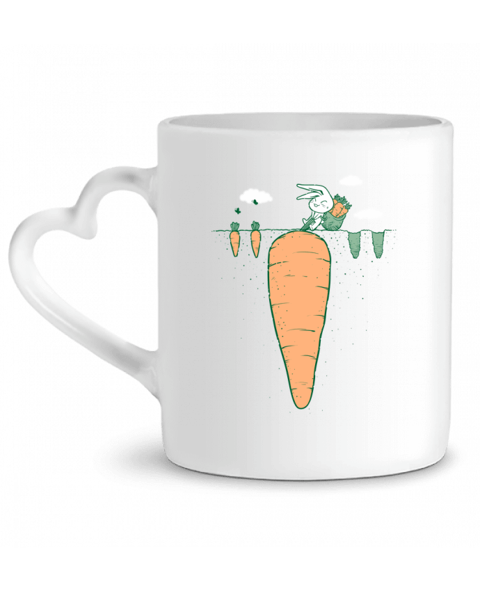 Taza Corazón Harvest por flyingmouse365