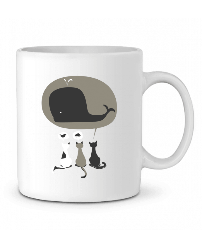 Taza Cerámica Dream Big por flyingmouse365