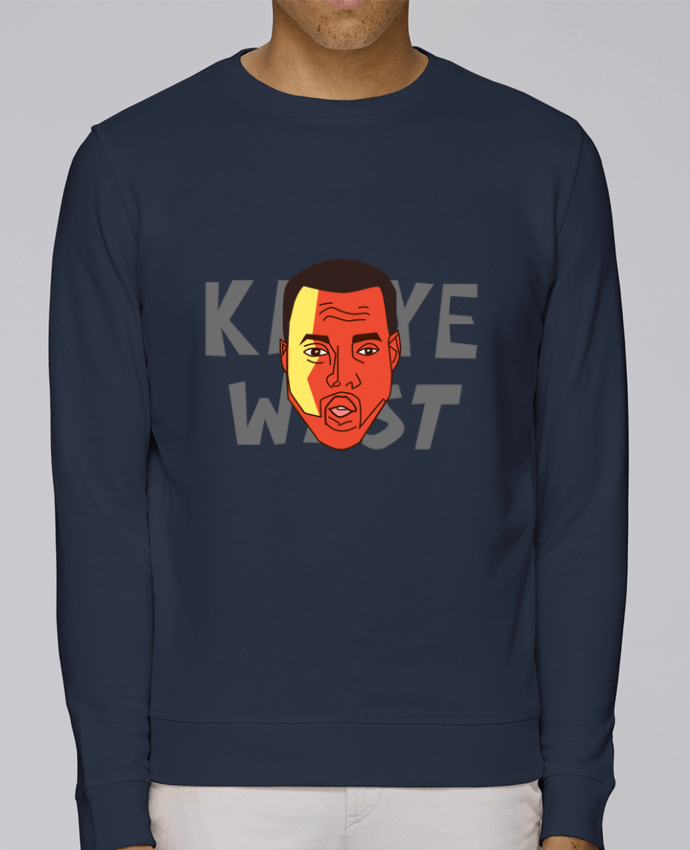 Unisex Sweatshirt Crewneck Medium Fit Rise Kanye West by Morgane Dagorne