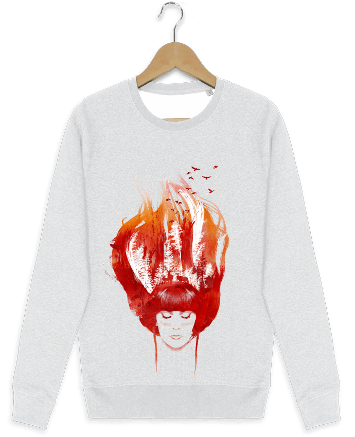 Sweat-shirt Stanley stella modèle seeks Burning forest by robertfarkas