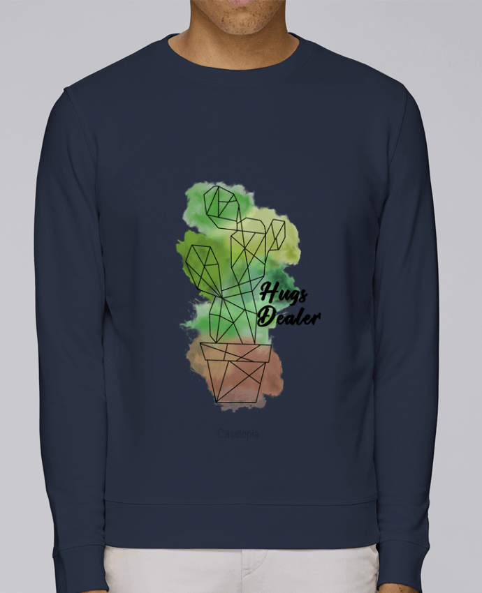 Unisex Sweatshirt Crewneck Medium Fit Rise cactus by Cassiopia®