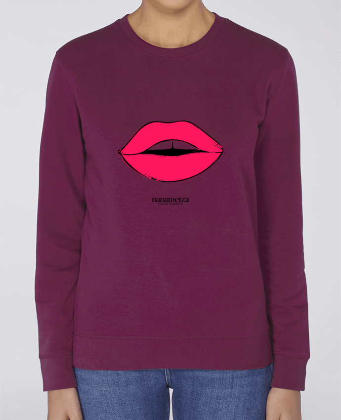 Unisex Sweatshirt Crewneck Medium Fit Rise BOUCHE by NANAMETZA