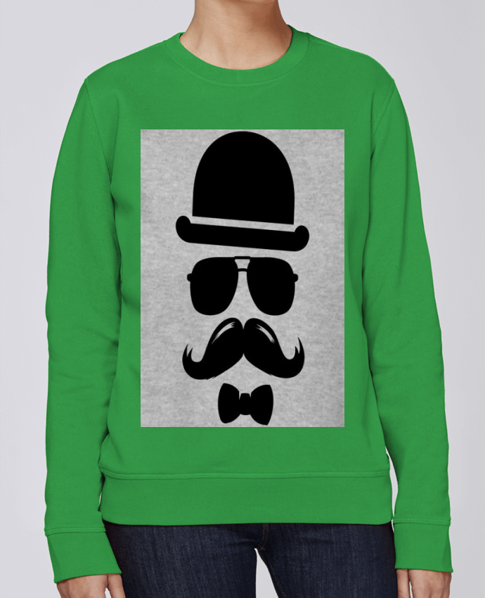 Unisex Sweatshirt Crewneck Medium Fit Rise Vetement moustache swag by Designer_TUNETOO