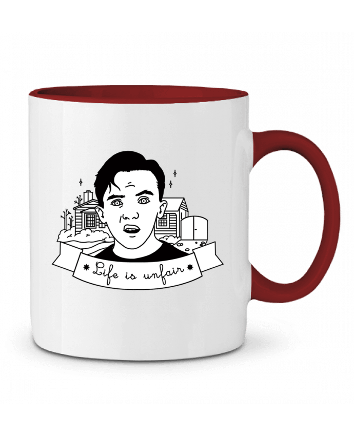 Mug bicolore Malcolm in the middle tattooanshort